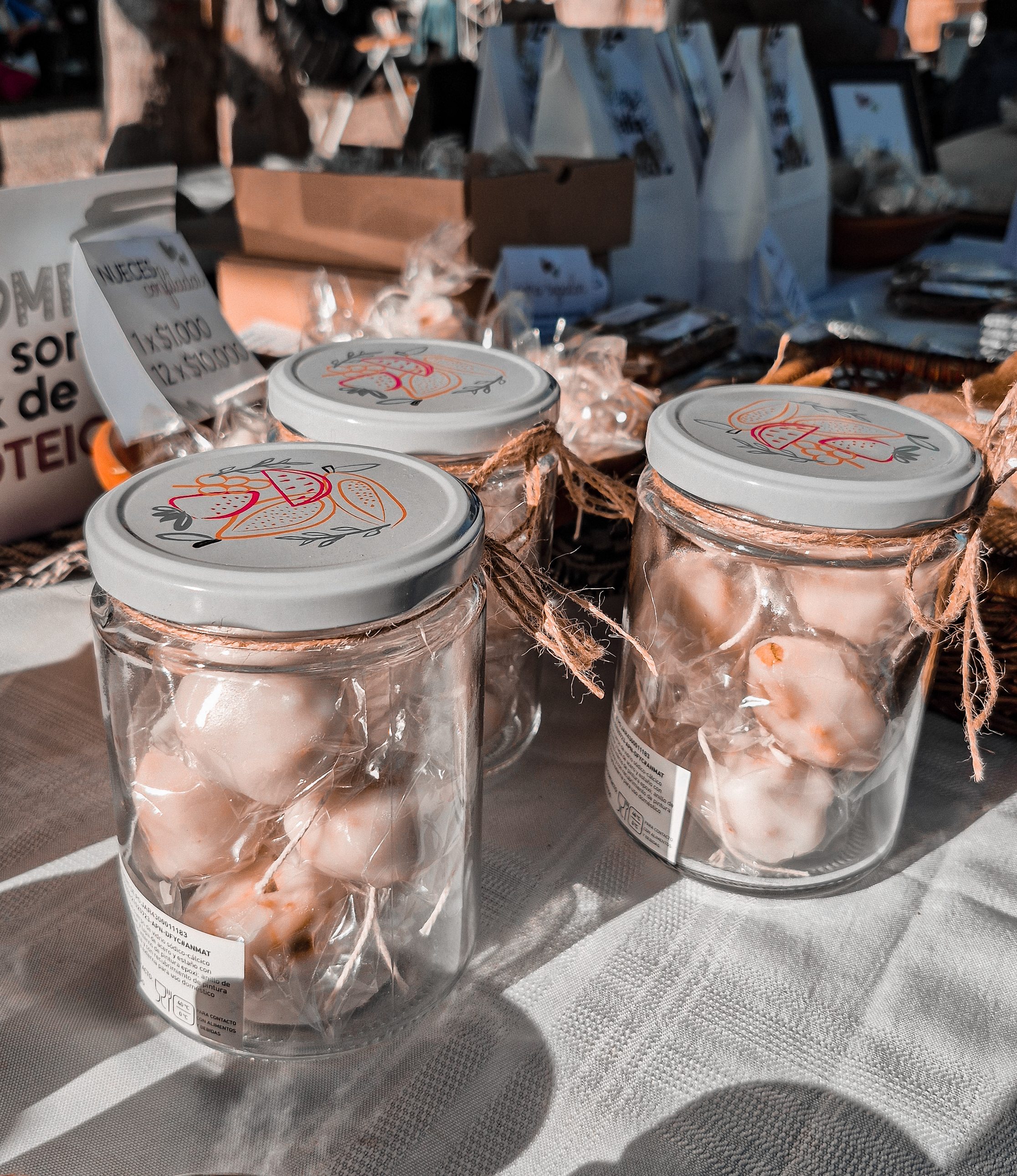Nueces confitadas x docena