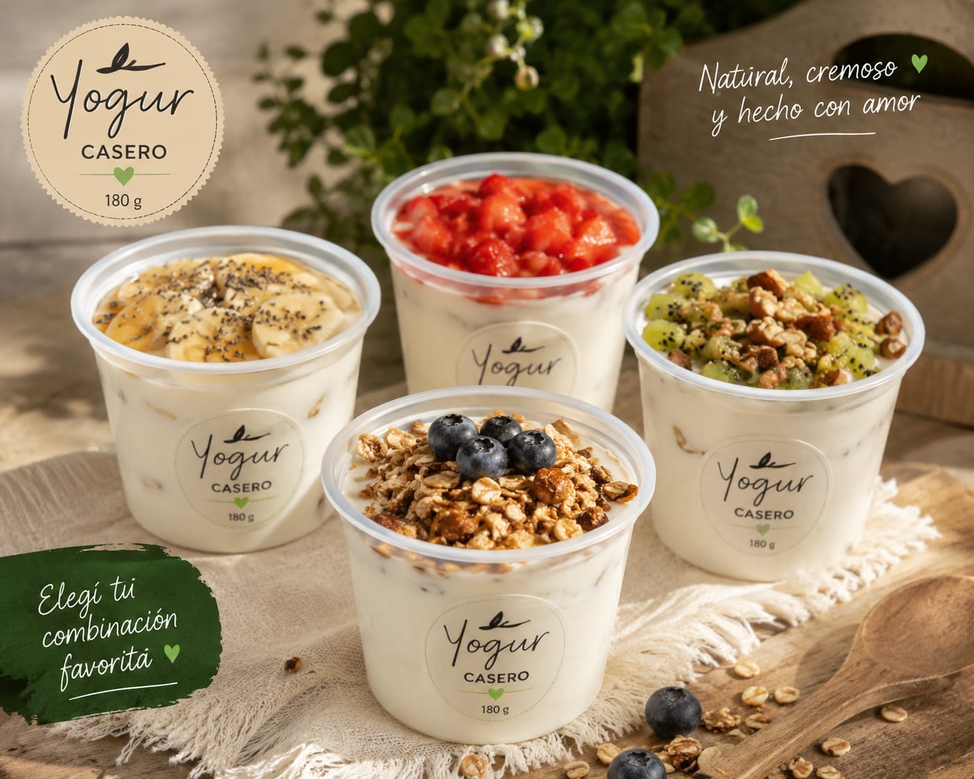 Box Yogurt Proteico + Topping