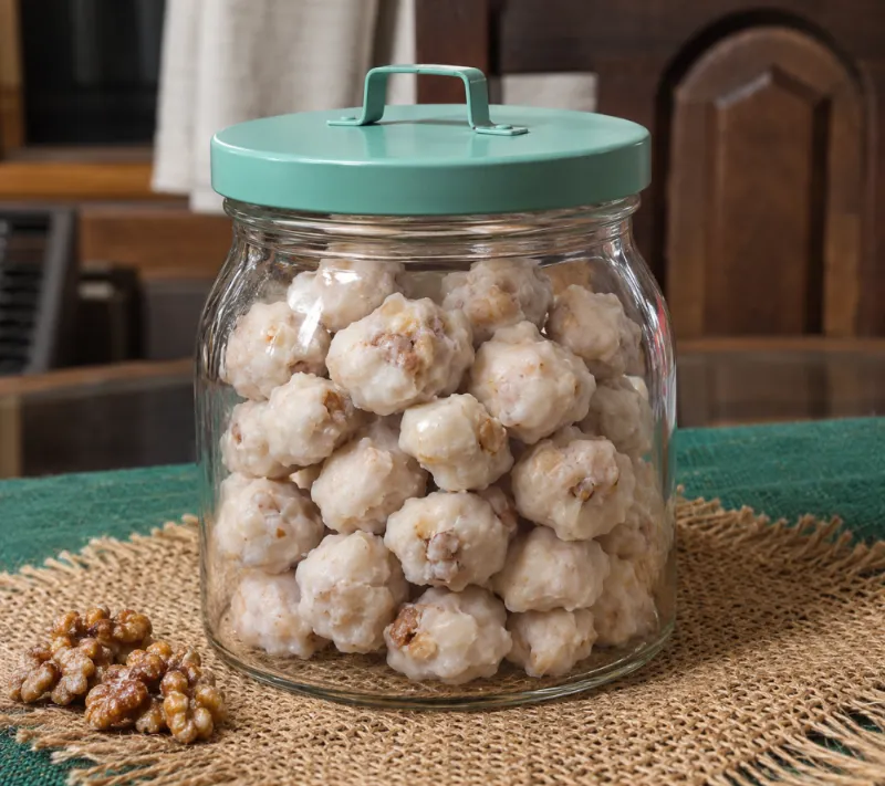 Lechera + nueces confitadas